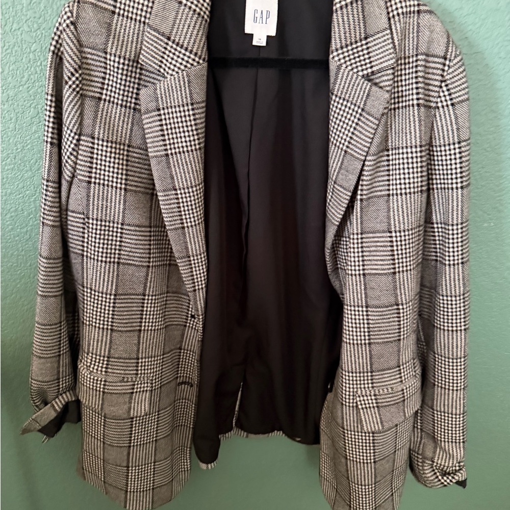 GAP Women's Classic Plaid Blazer